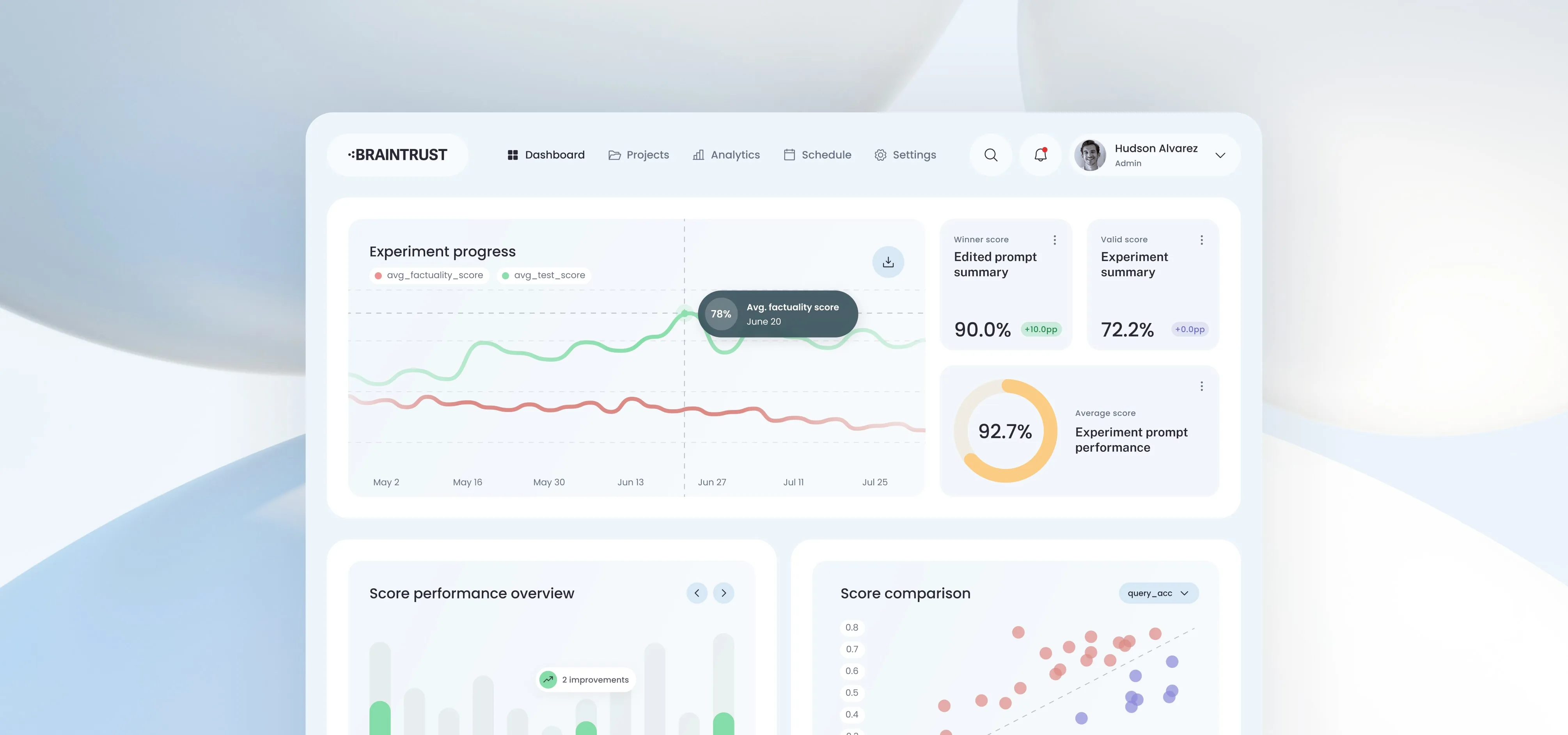 app interface
